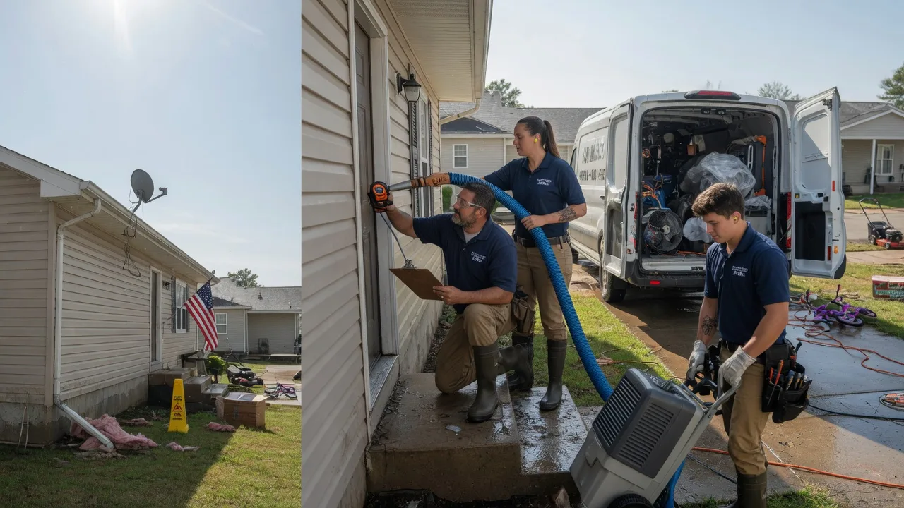 Ceiling Water Damage Restoration in Royal, IL near me